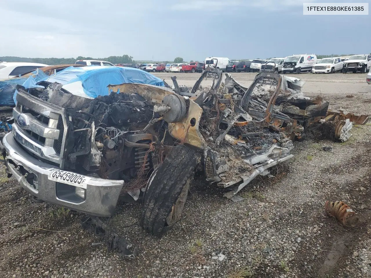 1FTEX1E88GKE61385 2016 Ford F150 Super Cab