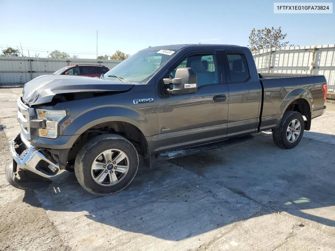 1FTFX1EG1GFA73824 2016 Ford F150 Super Cab