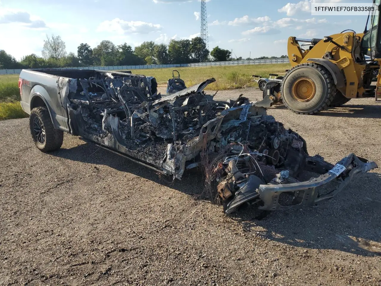 1FTFW1EF7GFB33583 2016 Ford F150 Supercrew
