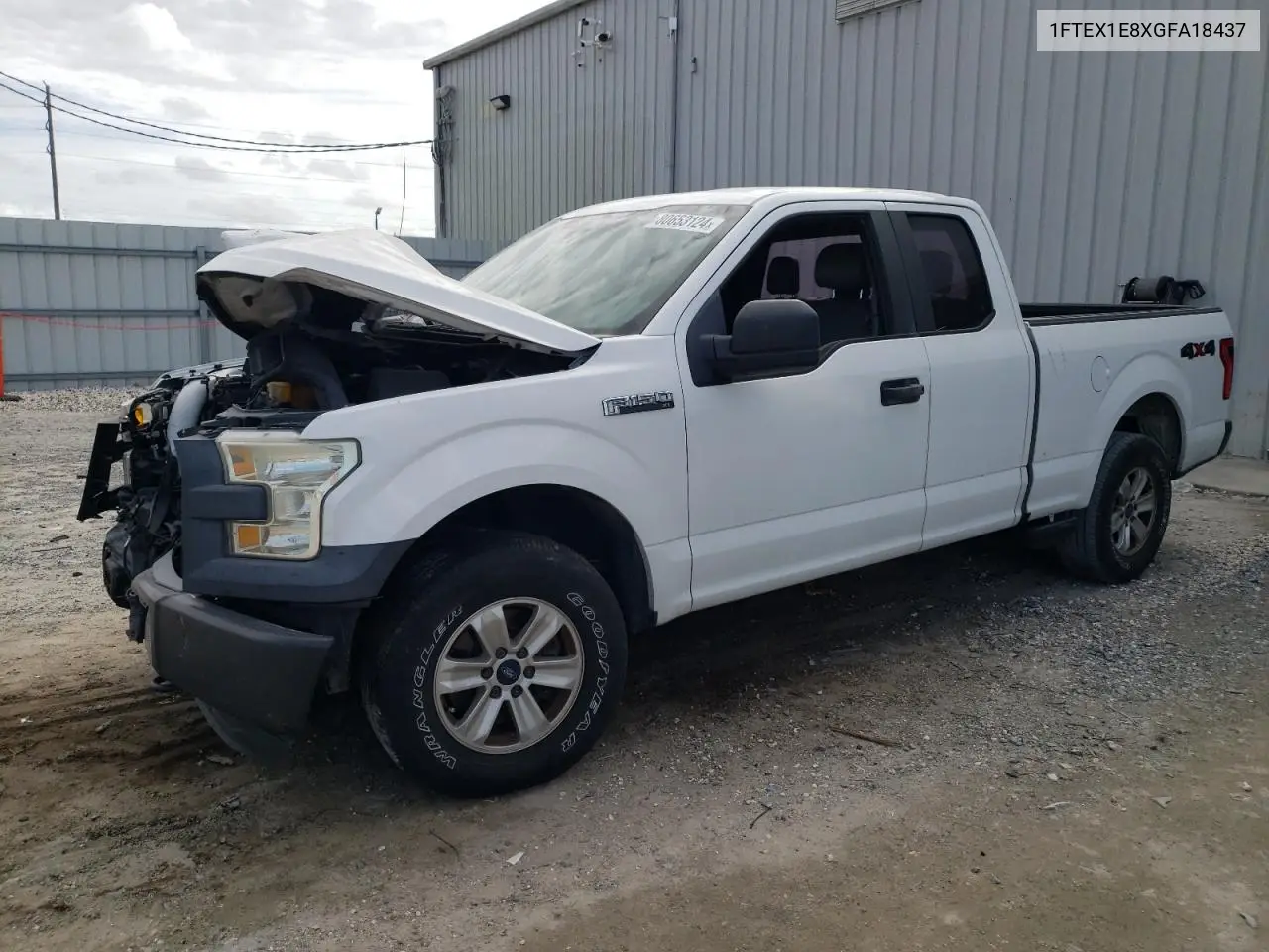 1FTEX1E8XGFA18437 2016 Ford F150 Super Cab