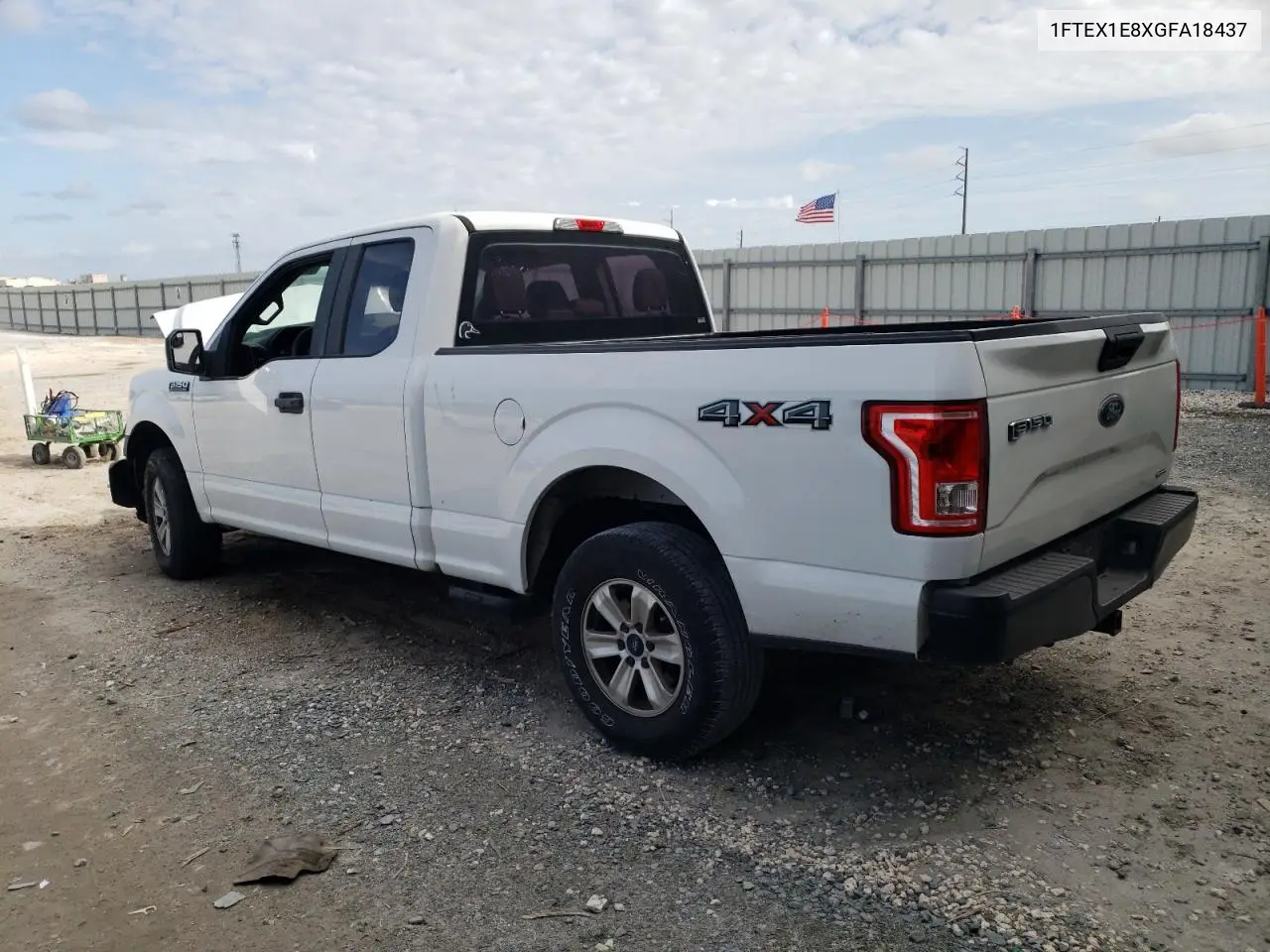 1FTEX1E8XGFA18437 2016 Ford F150 Super Cab