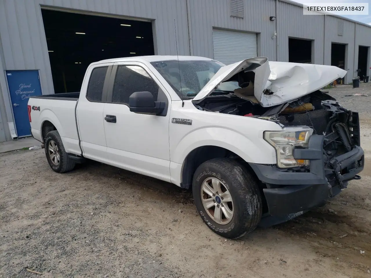 1FTEX1E8XGFA18437 2016 Ford F150 Super Cab