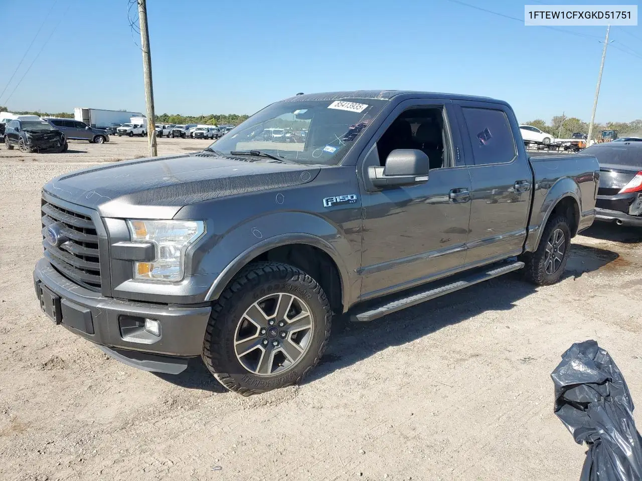 1FTEW1CFXGKD51751 2016 Ford F150 Supercrew