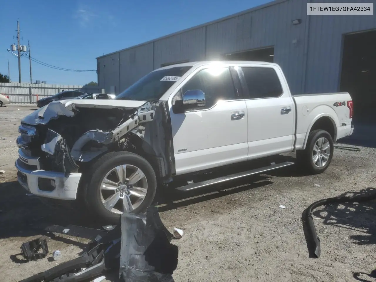 1FTEW1EG7GFA42334 2016 Ford F150 Supercrew