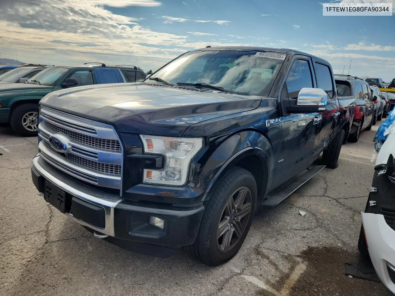 1FTEW1EG8GFA90344 2016 Ford F150 Supercrew