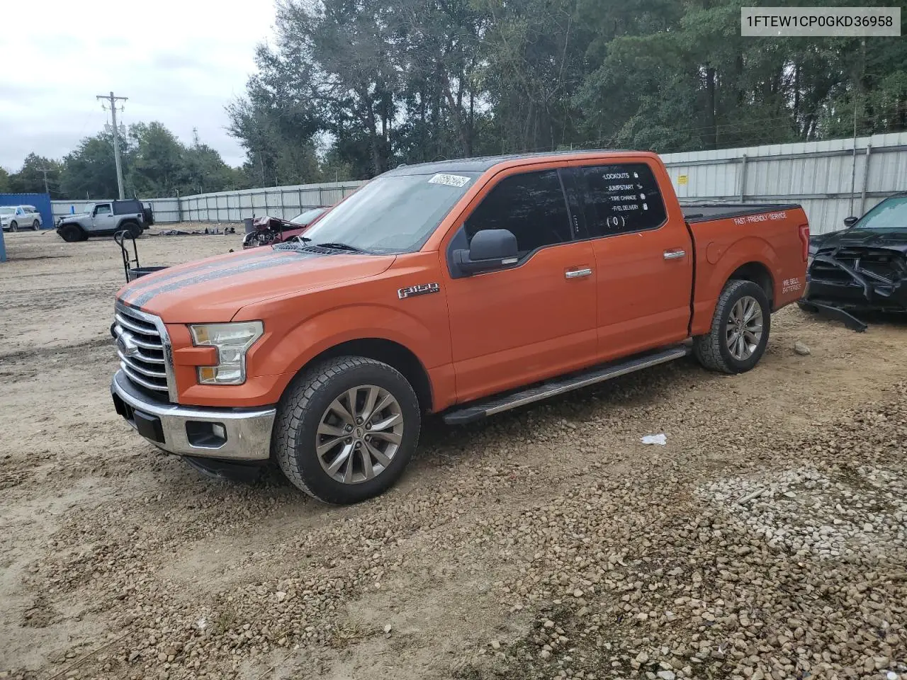 1FTEW1CP0GKD36958 2016 Ford F150 Supercrew