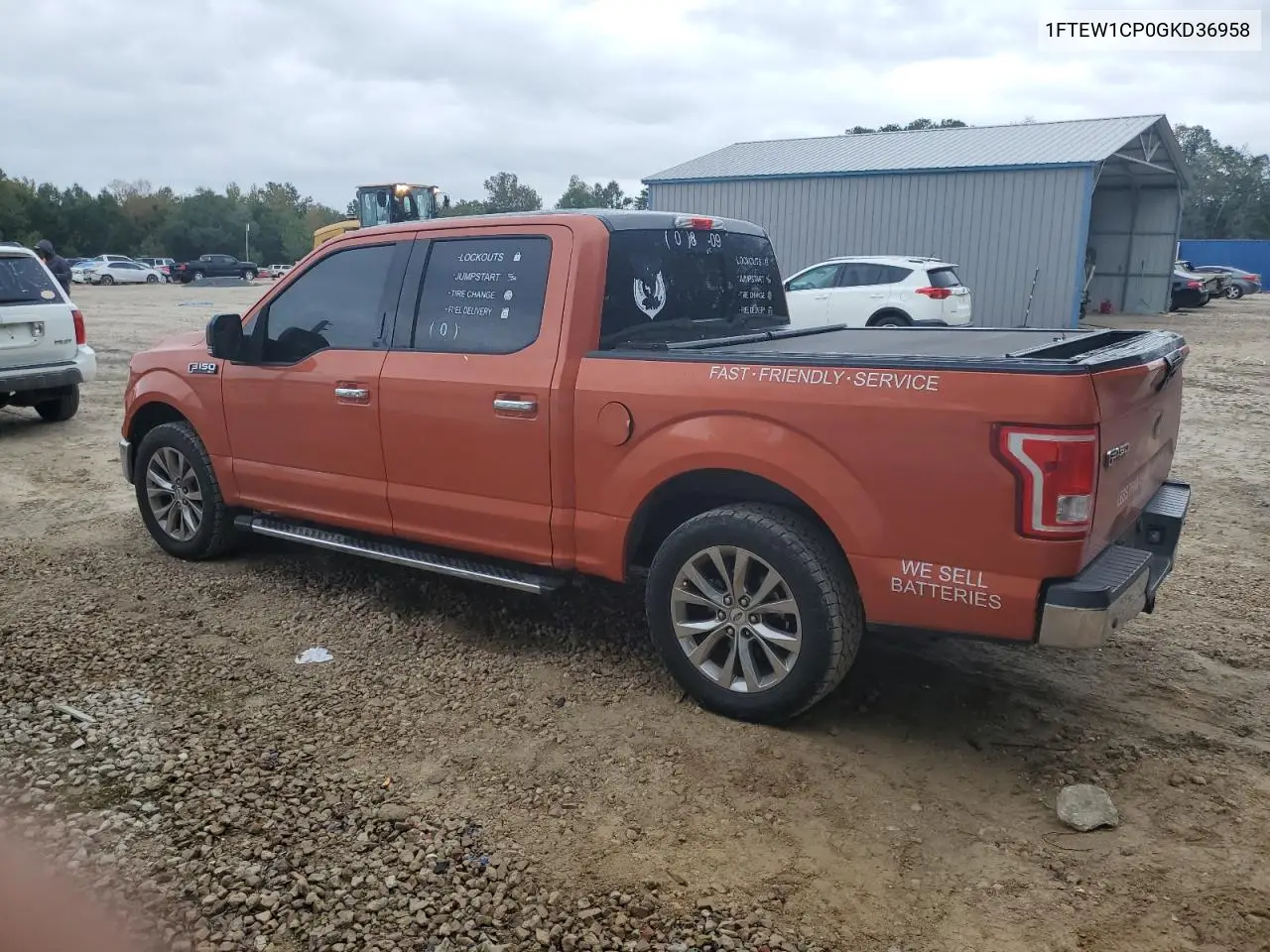 1FTEW1CP0GKD36958 2016 Ford F150 Supercrew