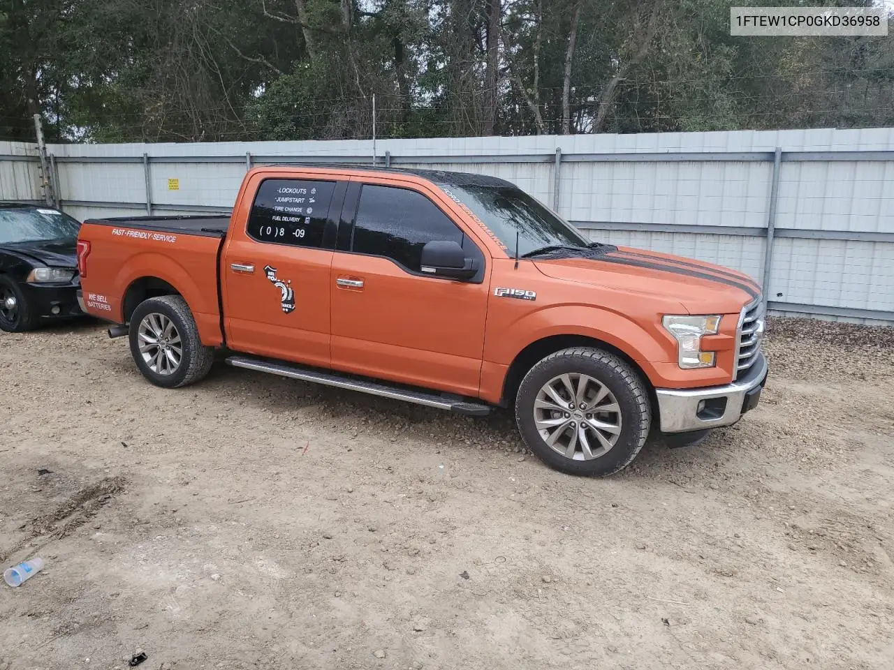 1FTEW1CP0GKD36958 2016 Ford F150 Supercrew