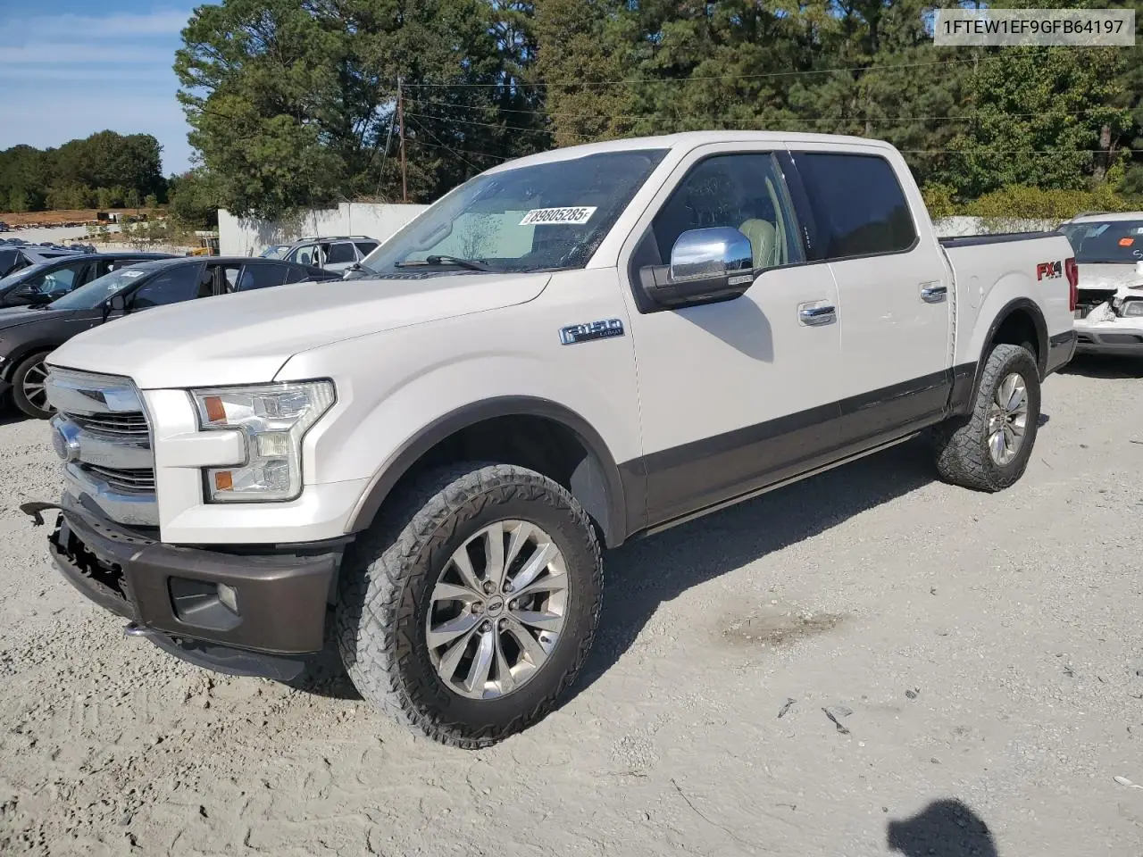 1FTEW1EF9GFB64197 2016 Ford F150 Supercrew