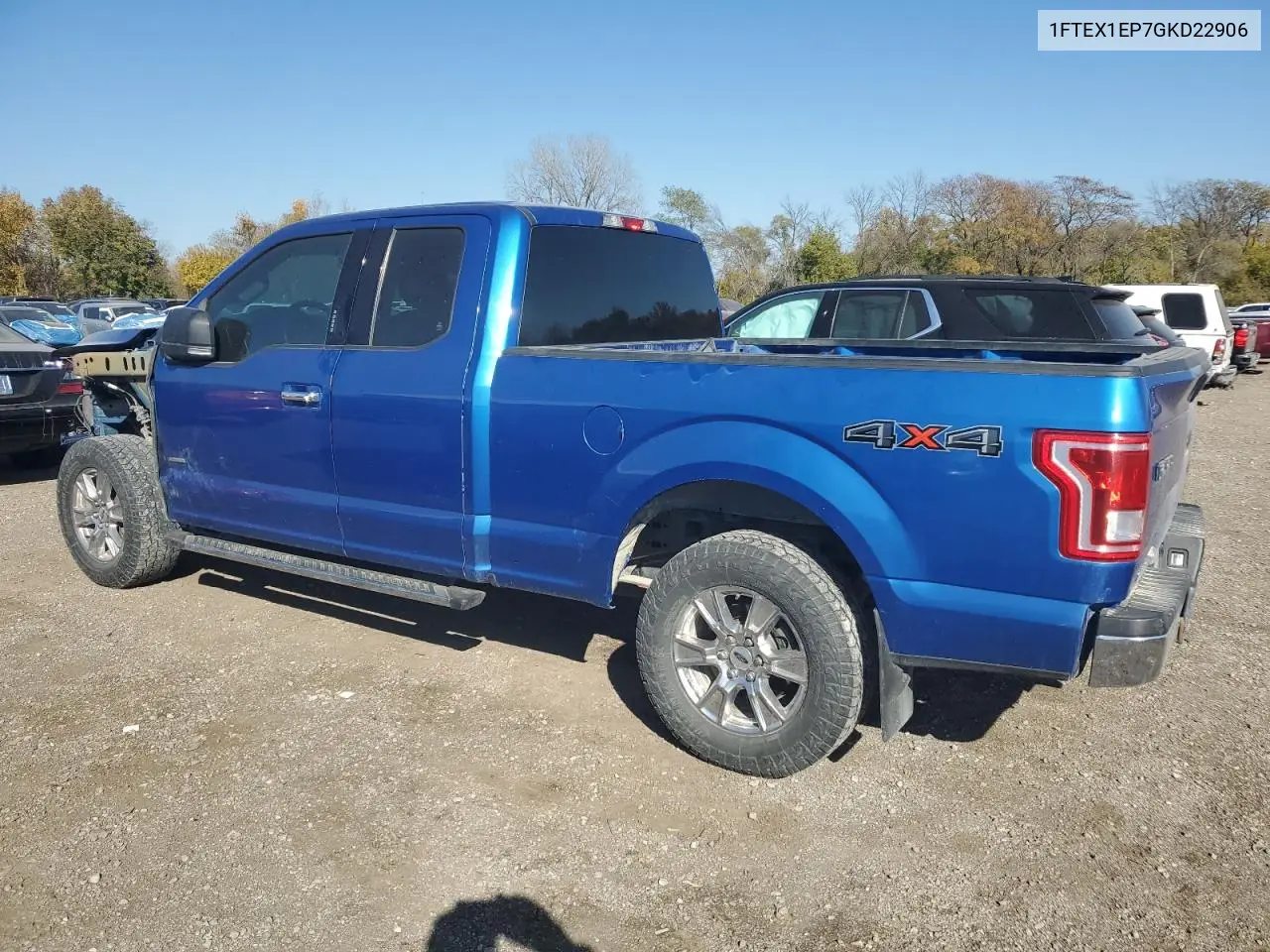 1FTEX1EP7GKD22906 2016 Ford F150 Super Cab