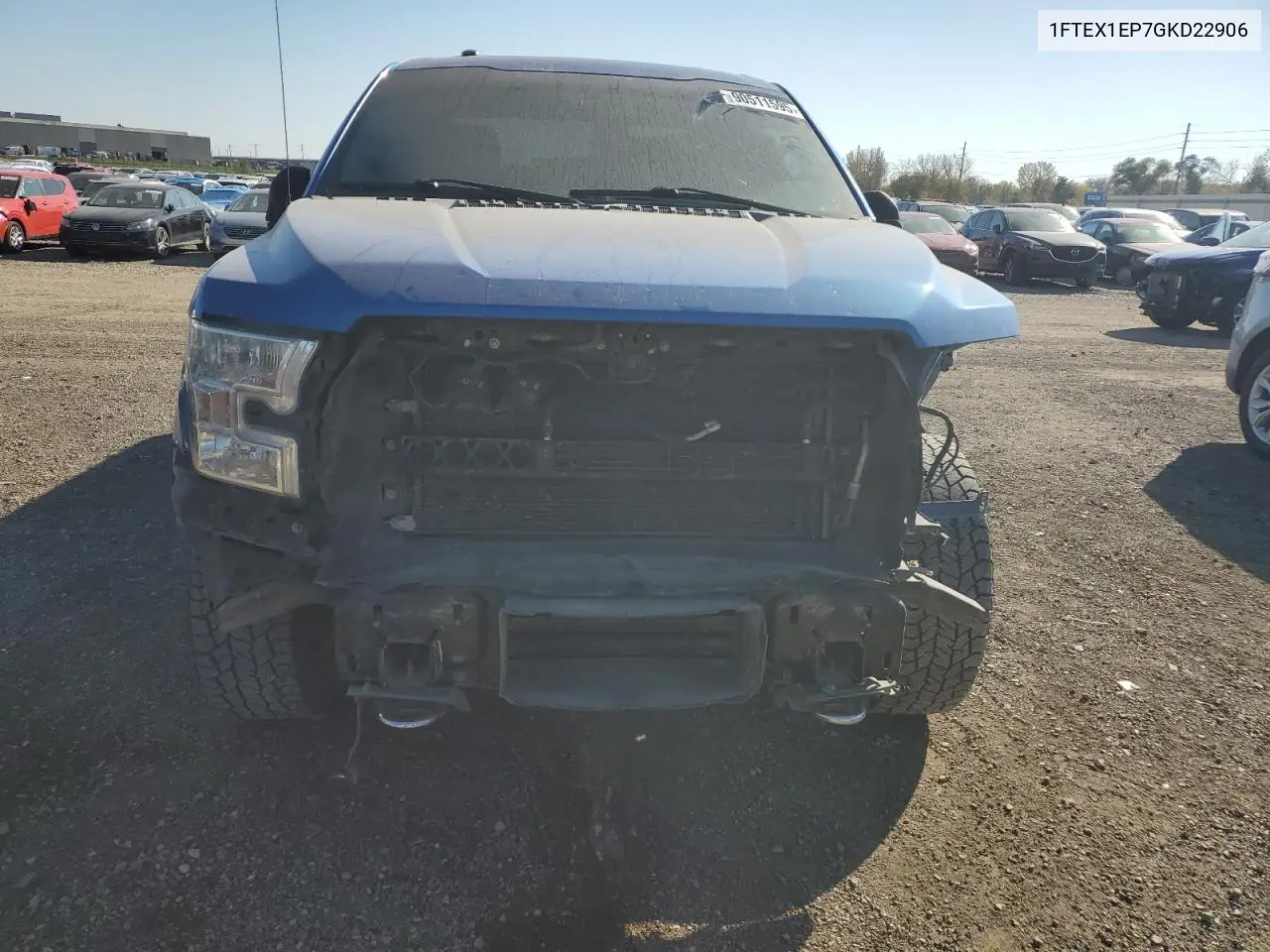 1FTEX1EP7GKD22906 2016 Ford F150 Super Cab