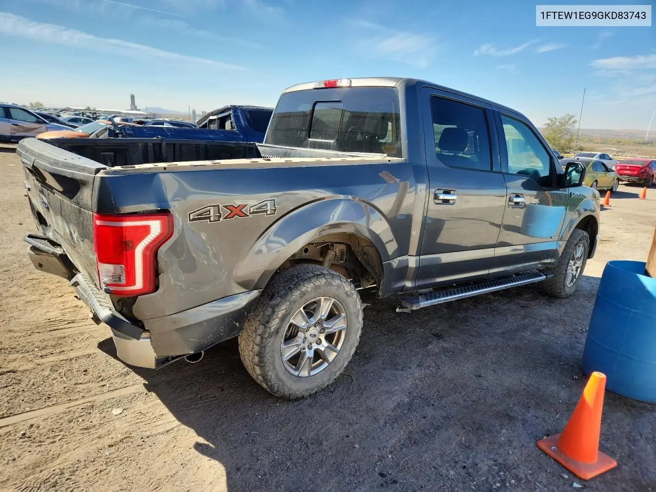 1FTEW1EG9GKD83743 2016 Ford F150 Supercrew