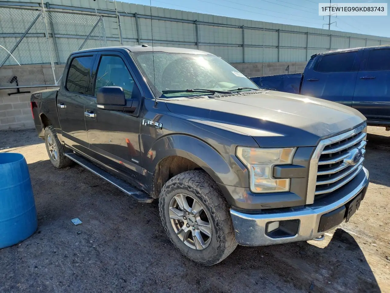 1FTEW1EG9GKD83743 2016 Ford F150 Supercrew