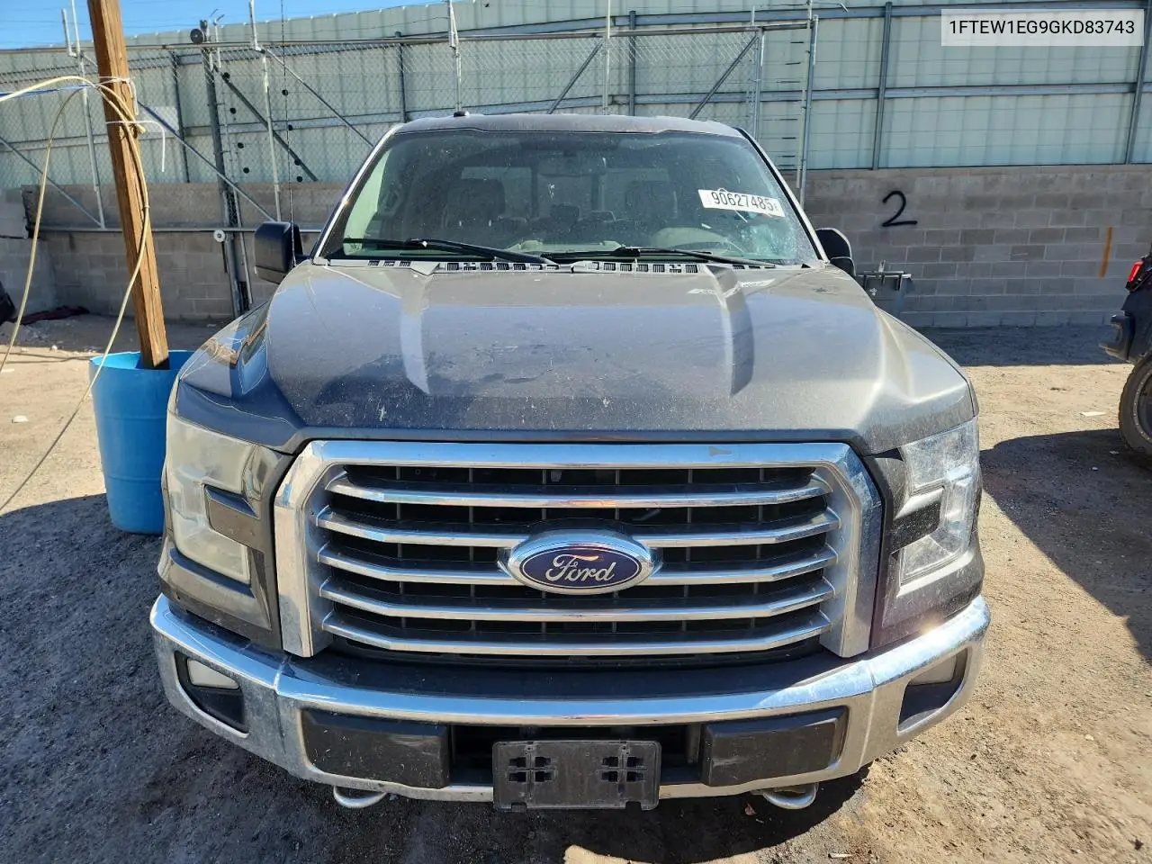 1FTEW1EG9GKD83743 2016 Ford F150 Supercrew