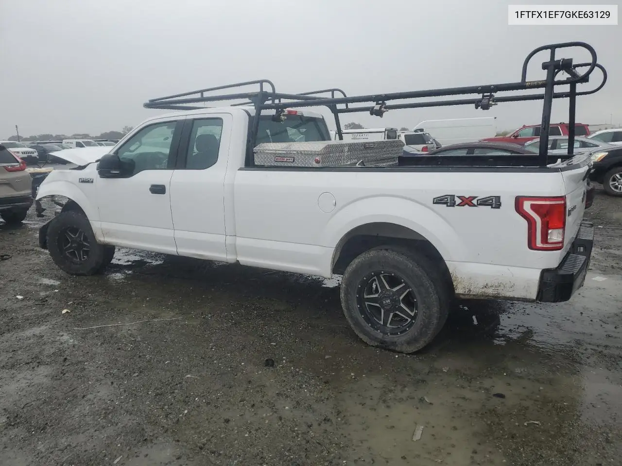 1FTFX1EF7GKE63129 2016 Ford F150 Super Cab