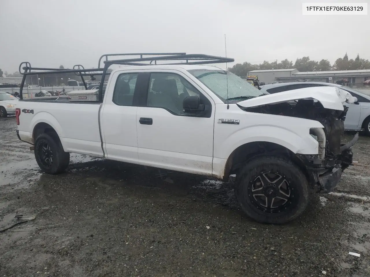 1FTFX1EF7GKE63129 2016 Ford F150 Super Cab