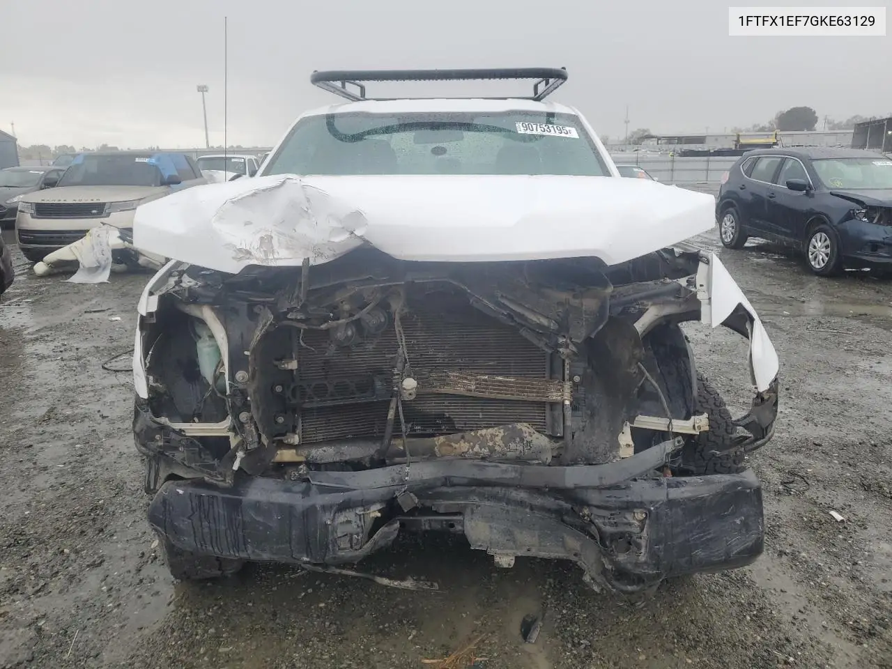 1FTFX1EF7GKE63129 2016 Ford F150 Super Cab