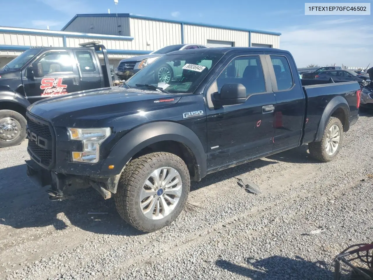 1FTEX1EP7GFC46502 2016 Ford F150 Super Cab