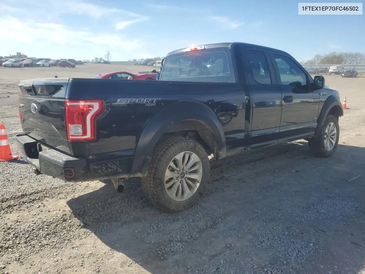 1FTEX1EP7GFC46502 2016 Ford F150 Super Cab
