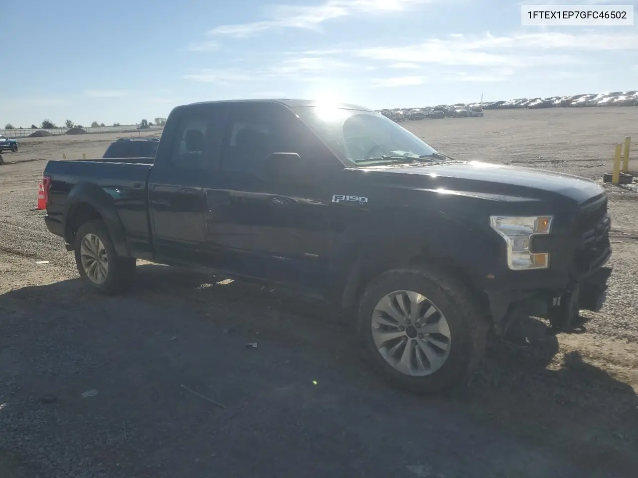 1FTEX1EP7GFC46502 2016 Ford F150 Super Cab
