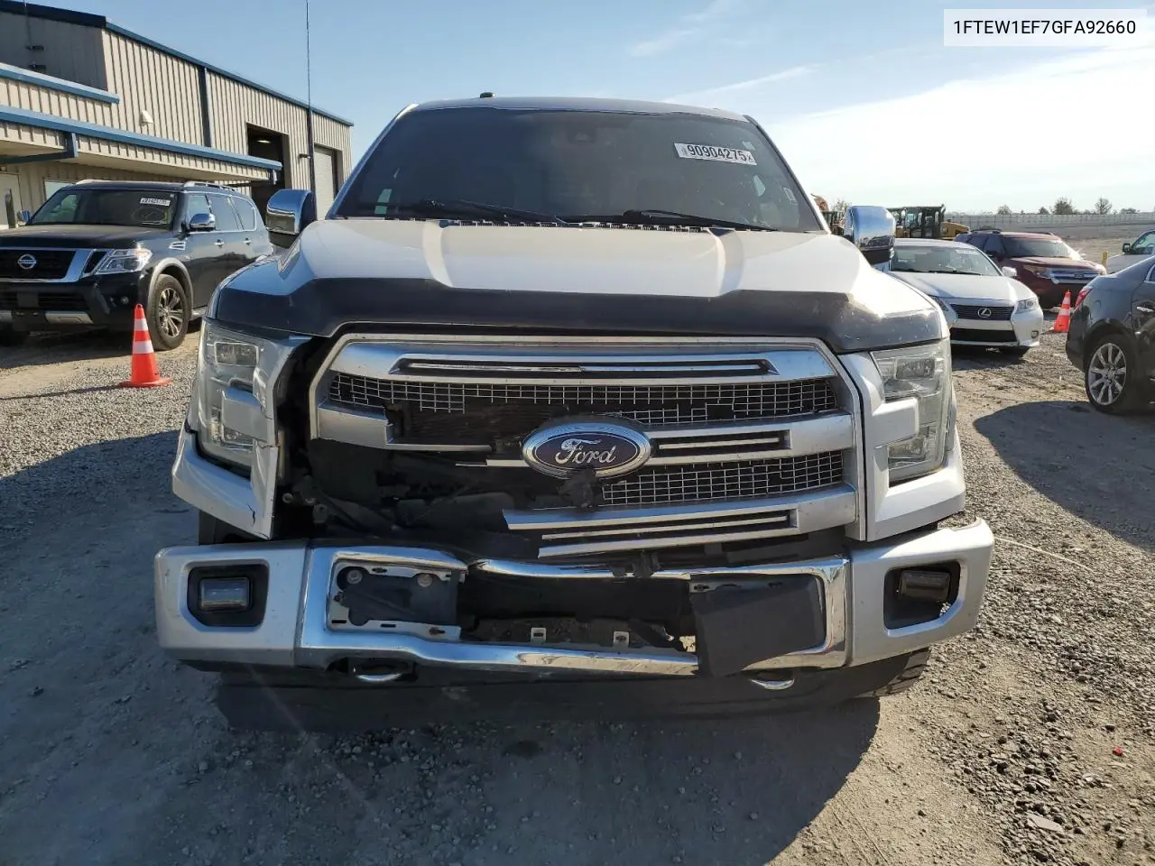 1FTEW1EF7GFA92660 2016 Ford F150 Supercrew