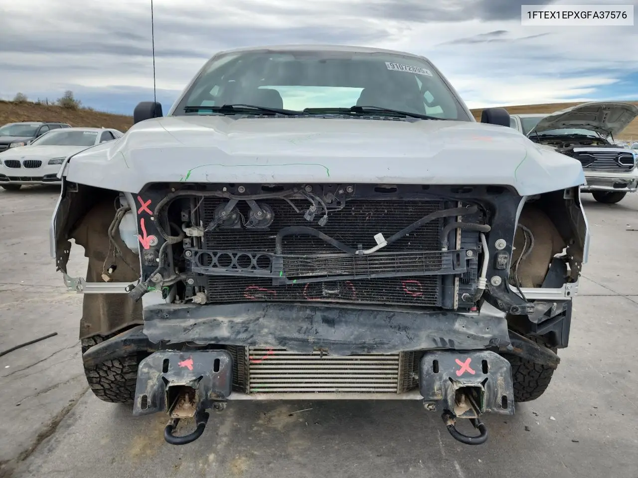1FTEX1EPXGFA37576 2016 Ford F150 Super Cab