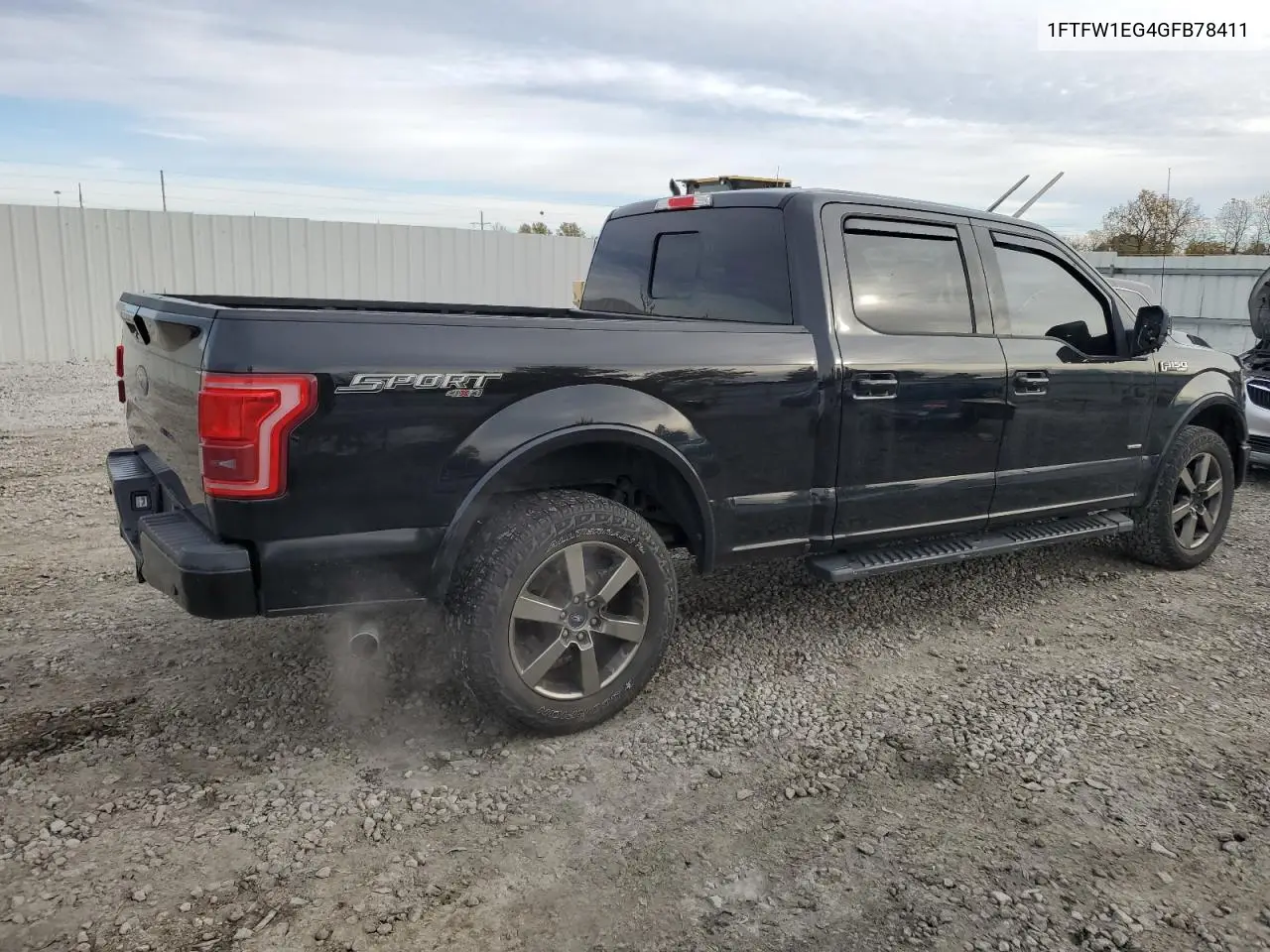 1FTFW1EG4GFB78411 2016 Ford F150 Supercrew