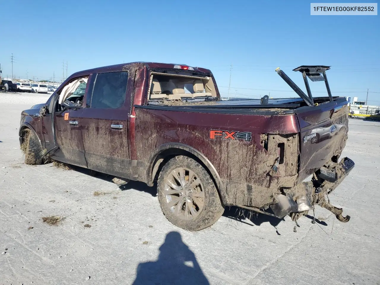 1FTEW1EG0GKF82552 2016 Ford F150 Supercrew