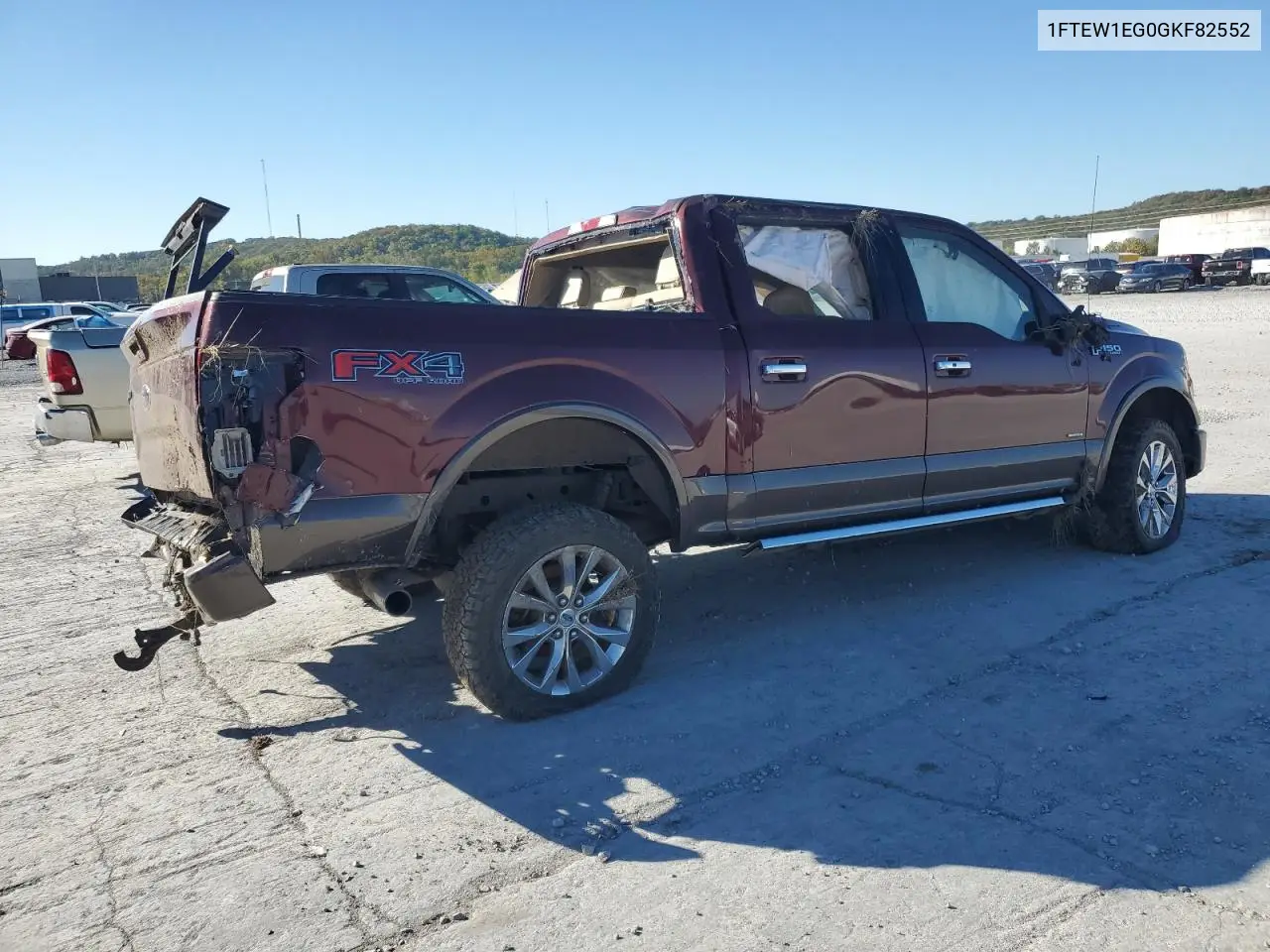 1FTEW1EG0GKF82552 2016 Ford F150 Supercrew