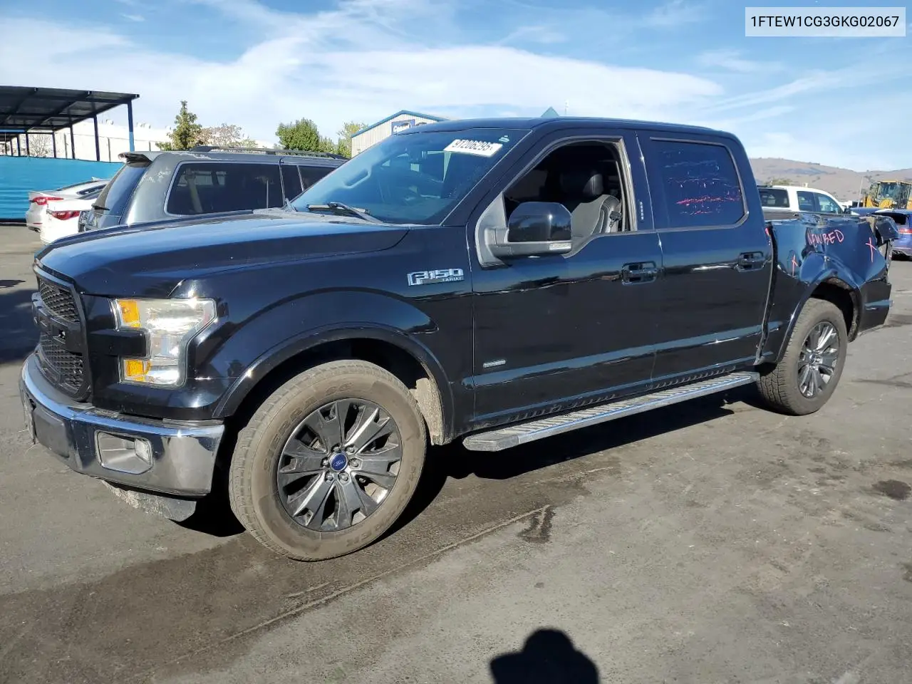 1FTEW1CG3GKG02067 2016 Ford F150 Supercrew