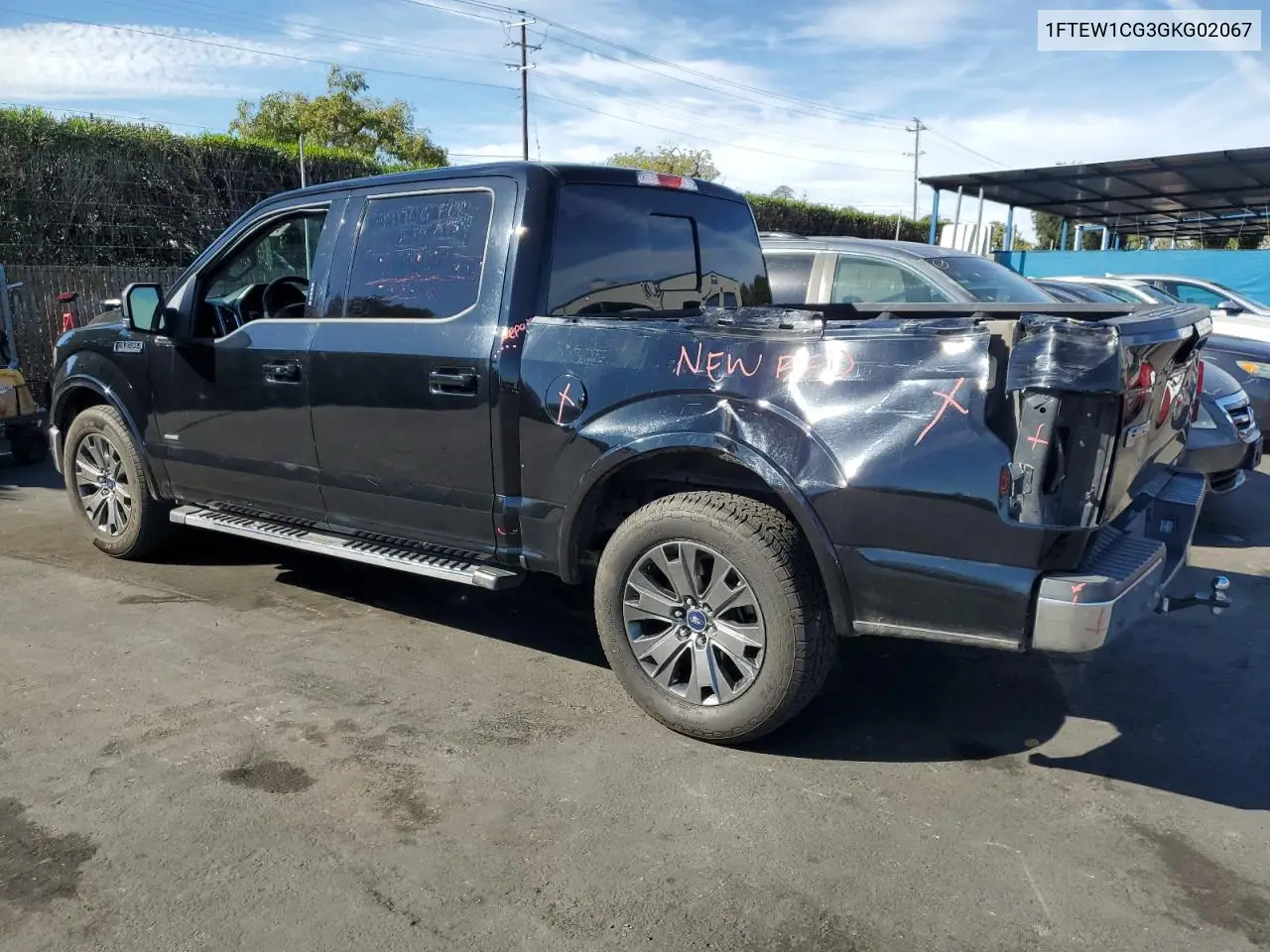 1FTEW1CG3GKG02067 2016 Ford F150 Supercrew