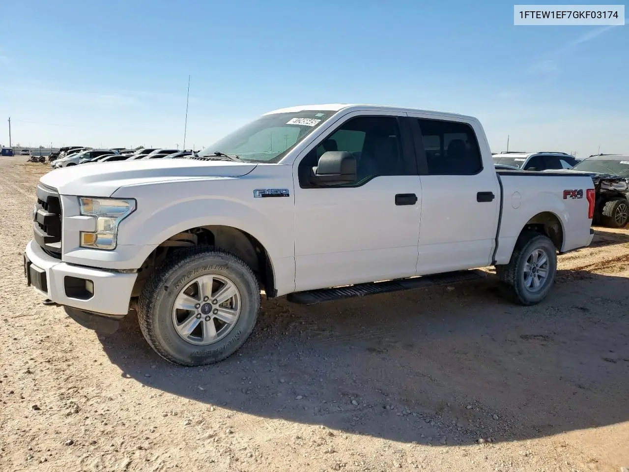 1FTEW1EF7GKF03174 2016 Ford F150 Supercrew