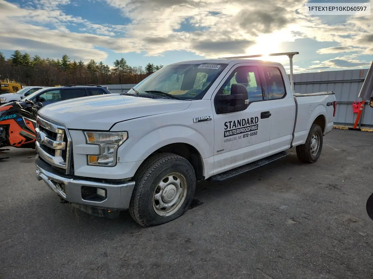 1FTEX1EP1GKD60597 2016 Ford F150 Super Cab