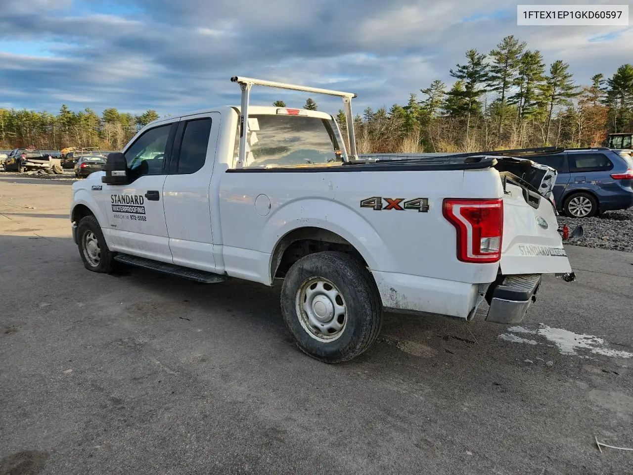 1FTEX1EP1GKD60597 2016 Ford F150 Super Cab