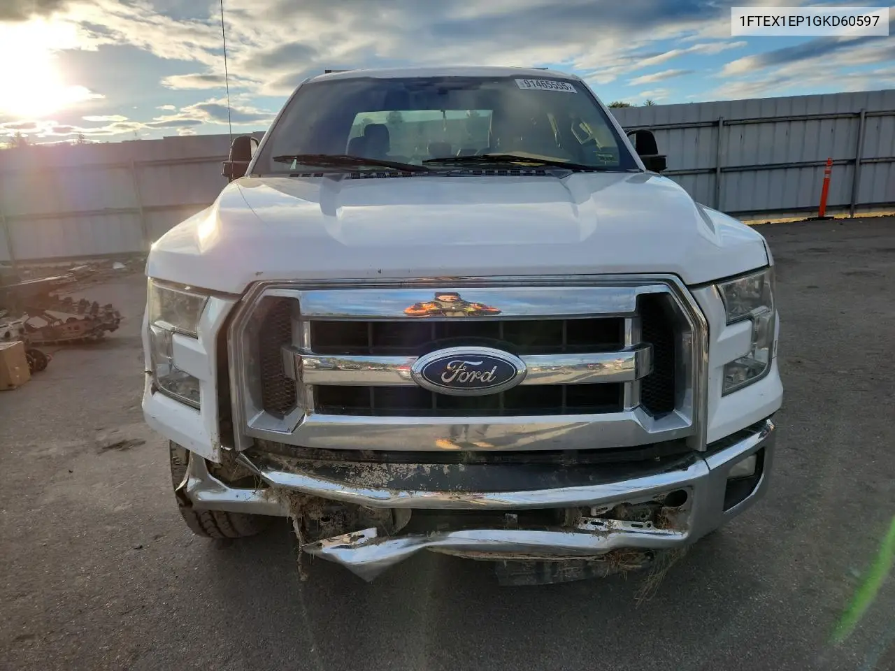 1FTEX1EP1GKD60597 2016 Ford F150 Super Cab