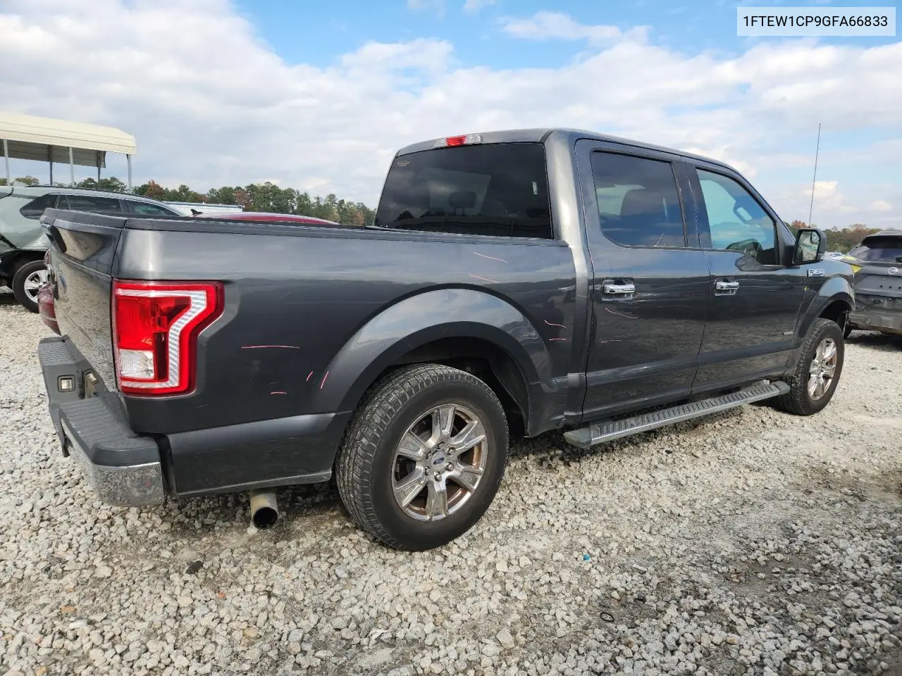 1FTEW1CP9GFA66833 2016 Ford F150 Supercrew