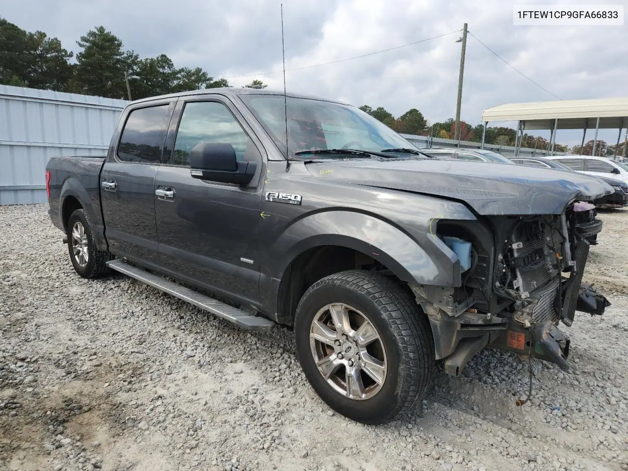 1FTEW1CP9GFA66833 2016 Ford F150 Supercrew