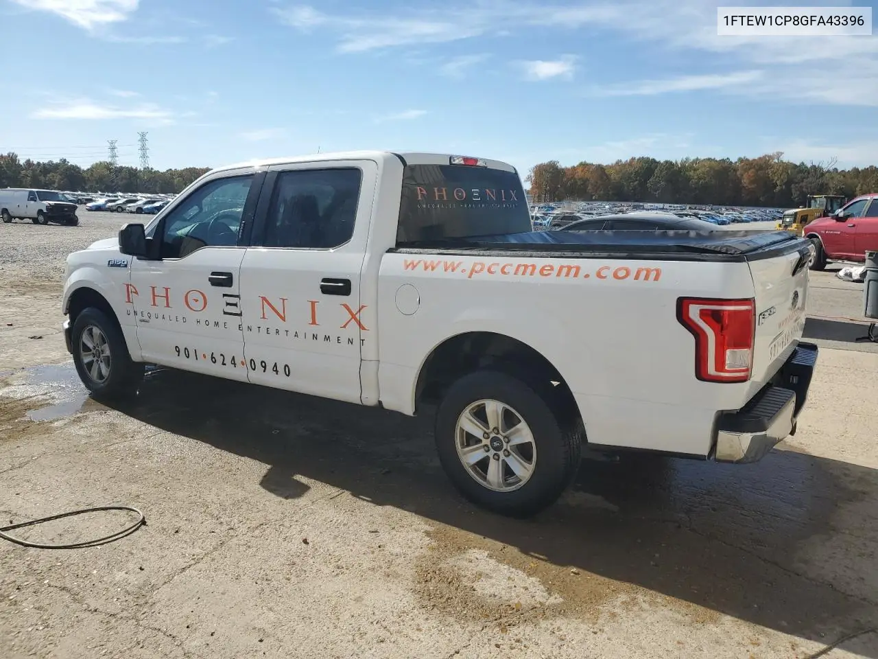 1FTEW1CP8GFA43396 2016 Ford F150 Supercrew