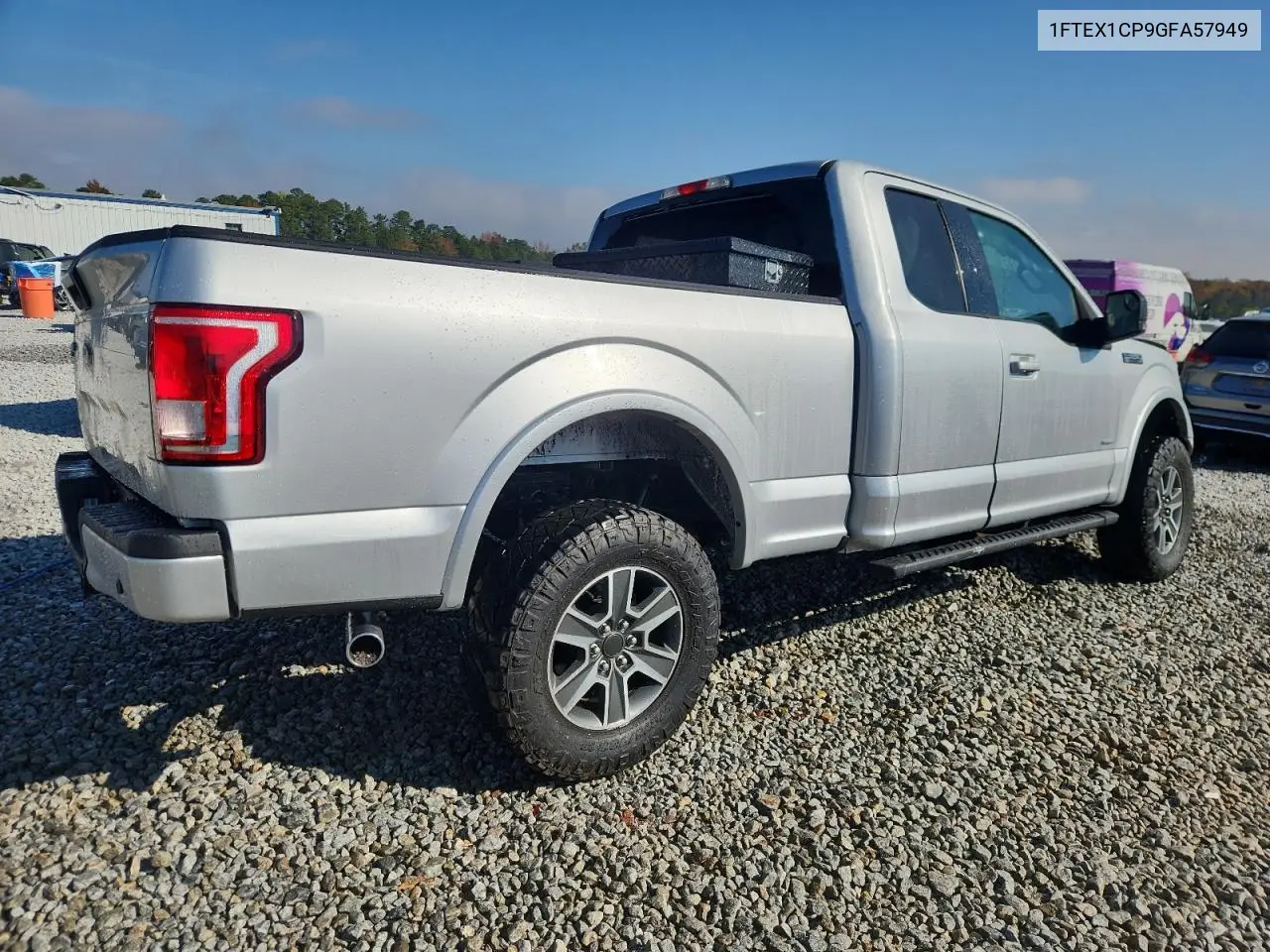 1FTEX1CP9GFA57949 2016 Ford F150 Super Cab