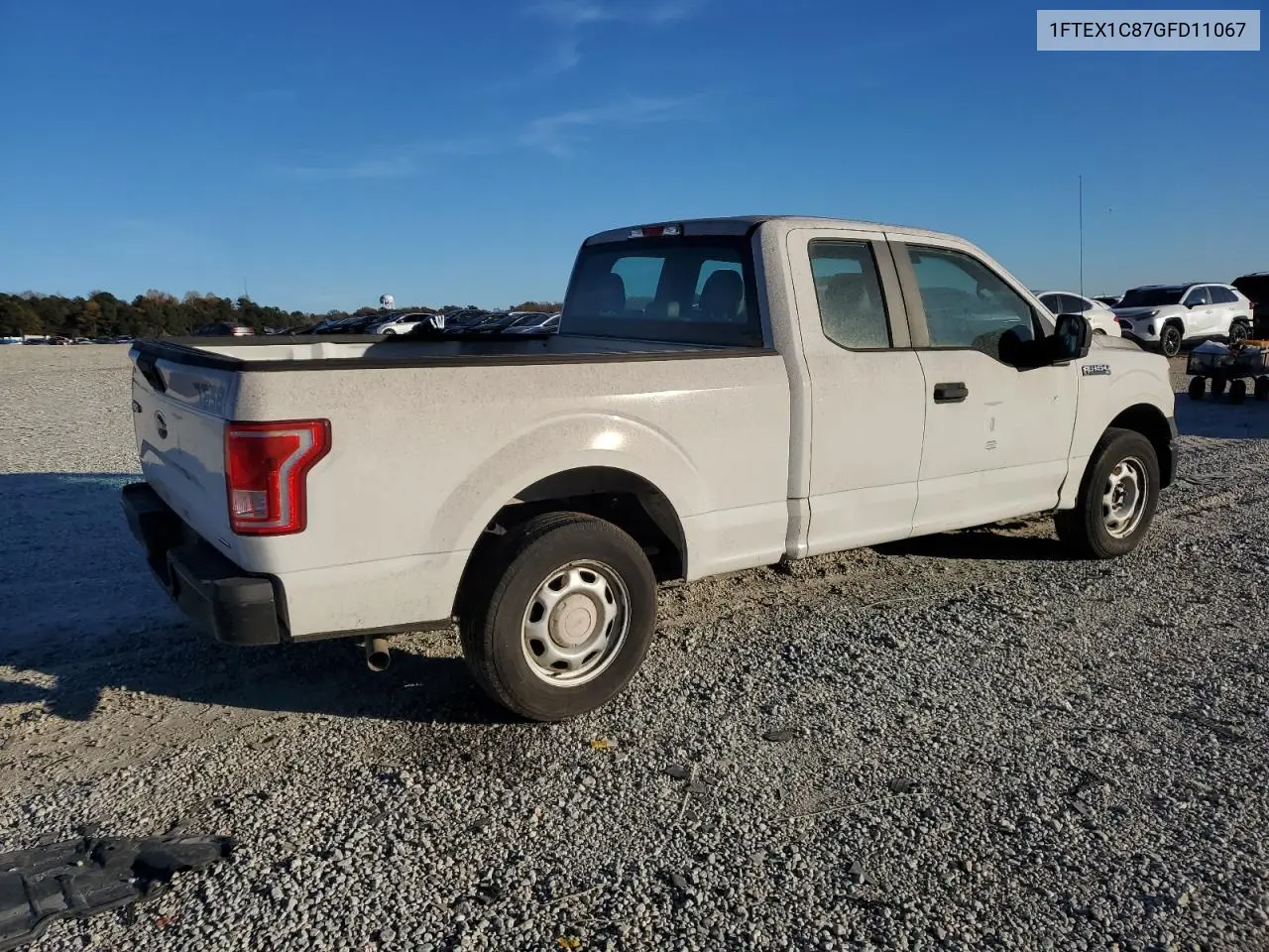 1FTEX1C87GFD11067 2016 Ford F150 Super Cab