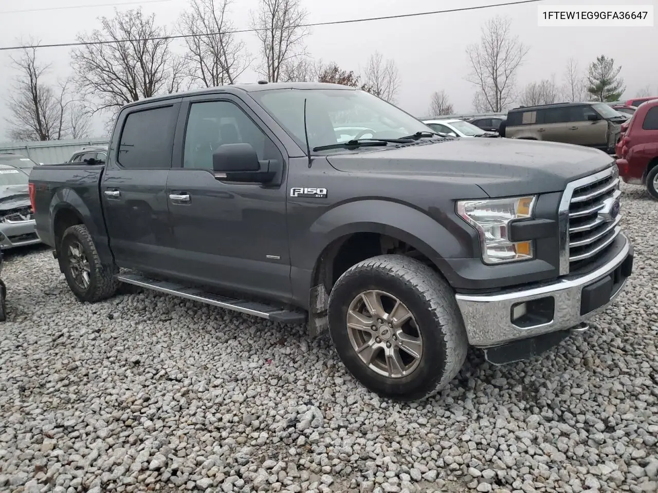 1FTEW1EG9GFA36647 2016 Ford F150 Supercrew