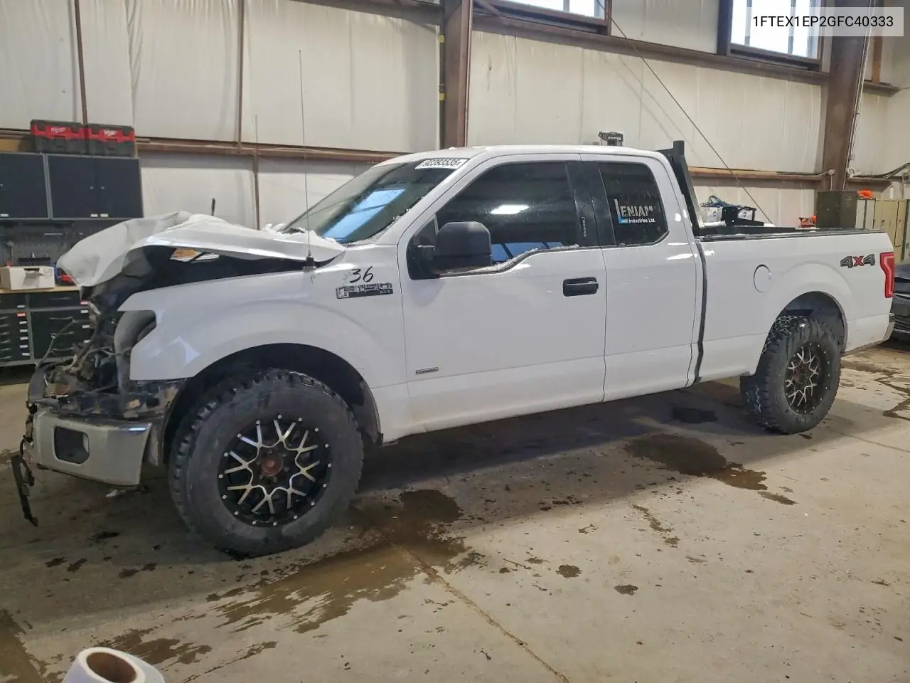 1FTEX1EP2GFC40333 2016 Ford F150 Super Cab