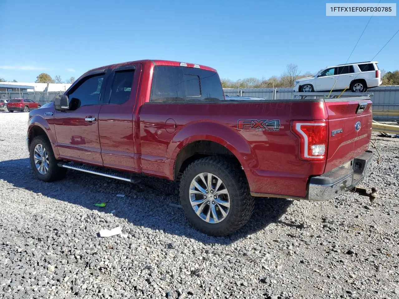 1FTFX1EF0GFD30785 2016 Ford F150 Super Cab