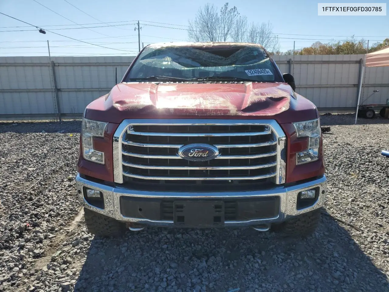 1FTFX1EF0GFD30785 2016 Ford F150 Super Cab
