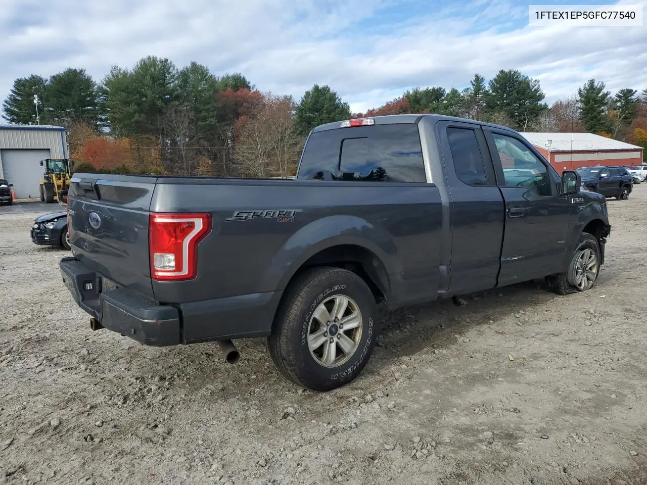 1FTEX1EP5GFC77540 2016 Ford F150 Super Cab