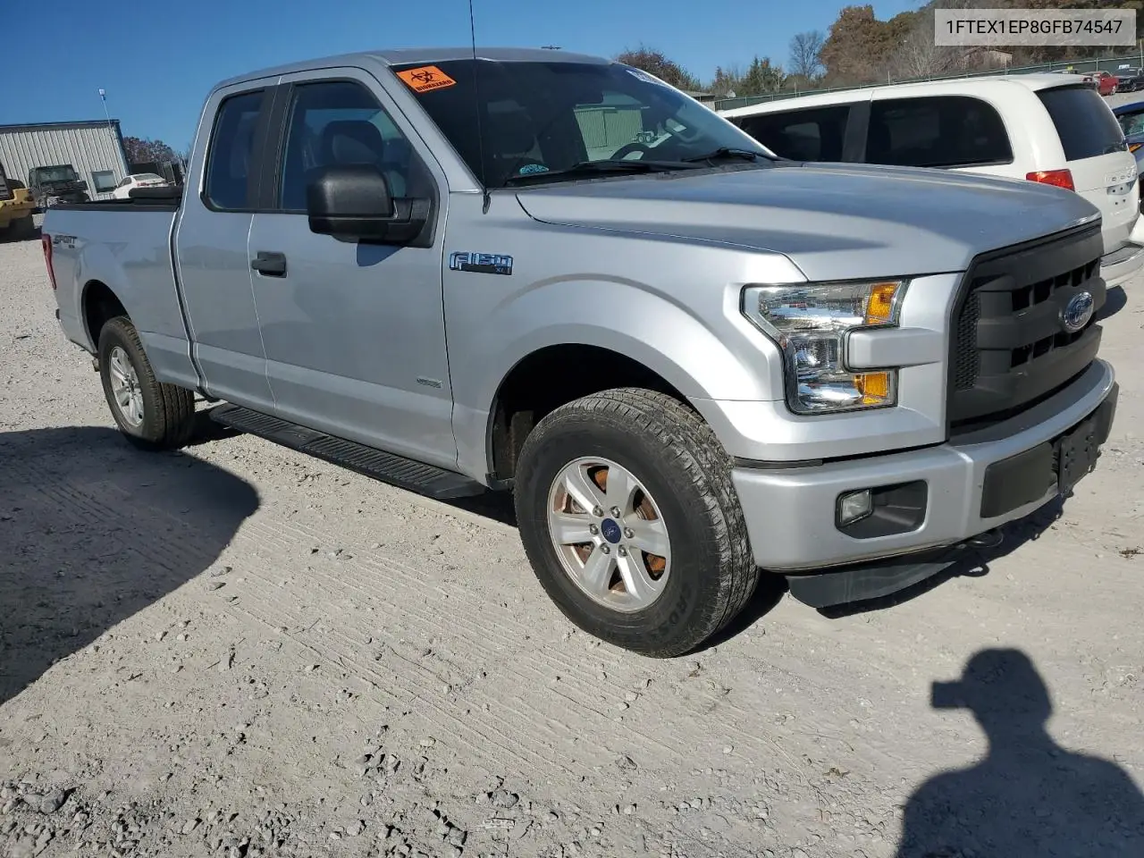 1FTEX1EP8GFB74547 2016 Ford F150 Super Cab