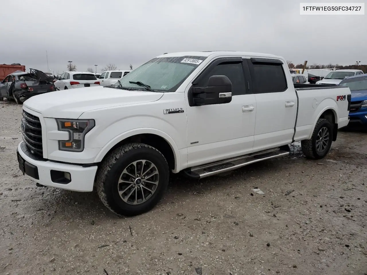 1FTFW1EG5GFC34727 2016 Ford F150 Supercrew