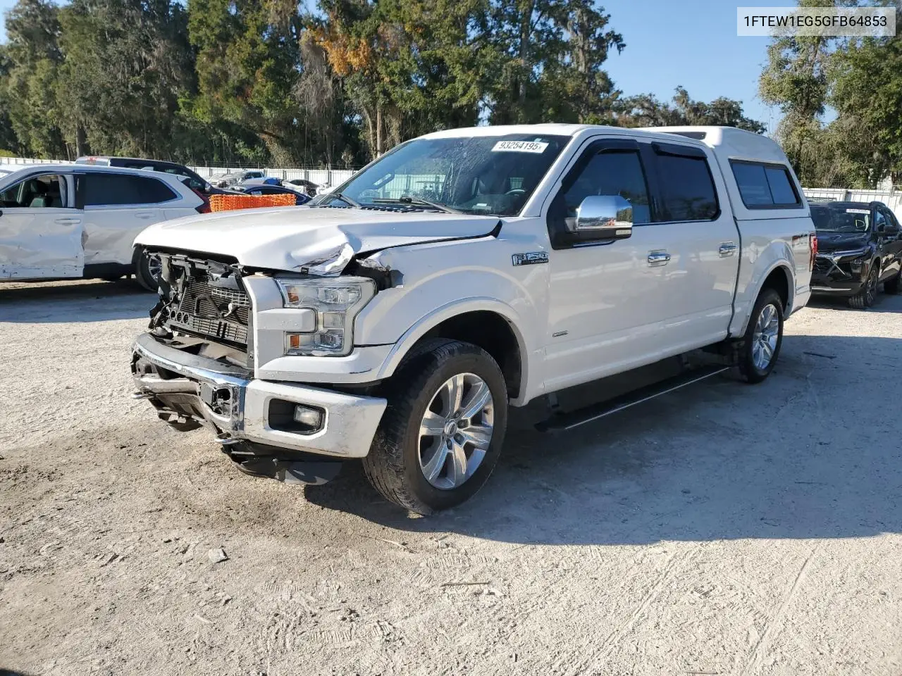 1FTEW1EG5GFB64853 2016 Ford F150 Supercrew