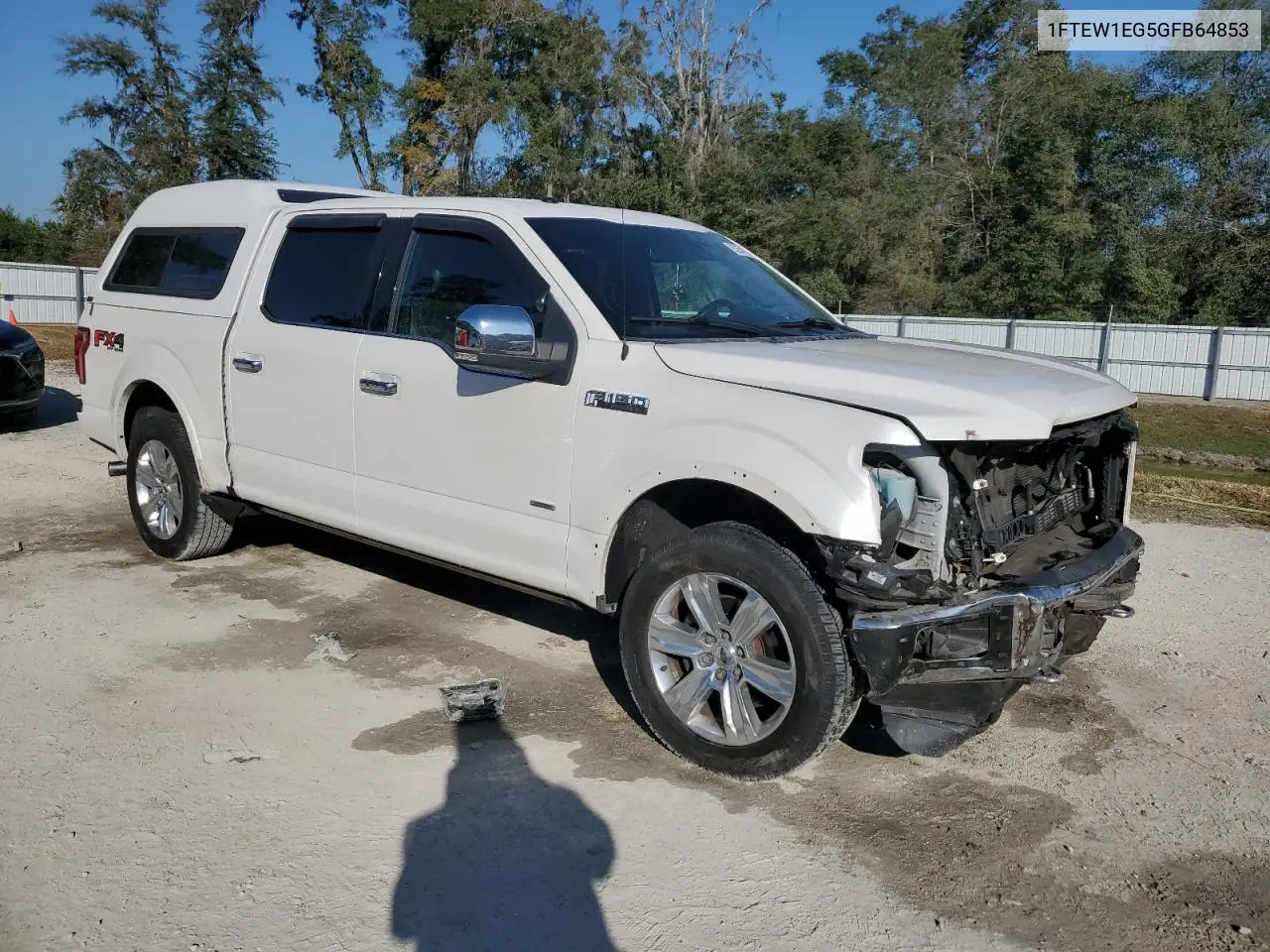 1FTEW1EG5GFB64853 2016 Ford F150 Supercrew