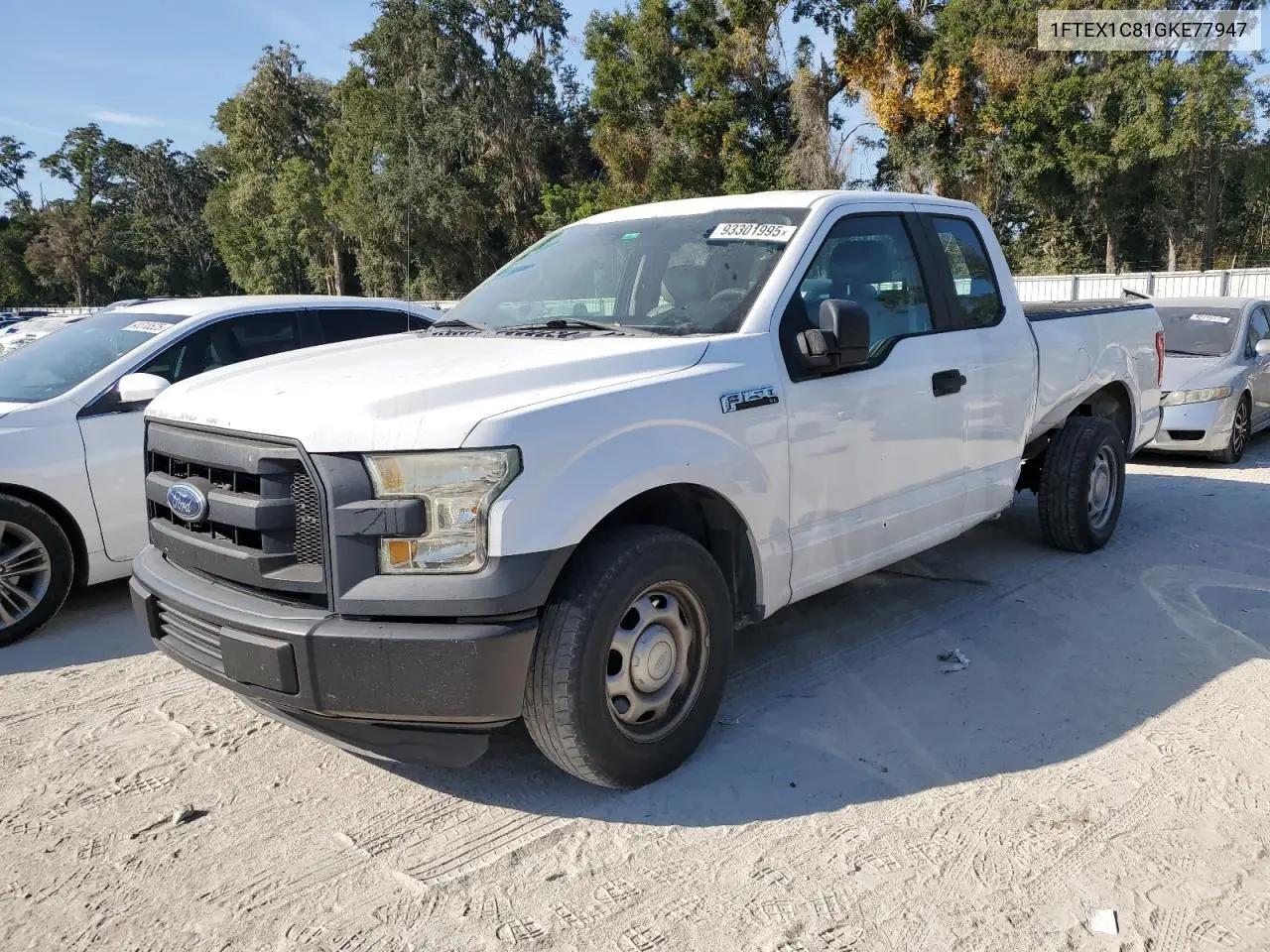 1FTEX1C81GKE77947 2016 Ford F150 Super Cab